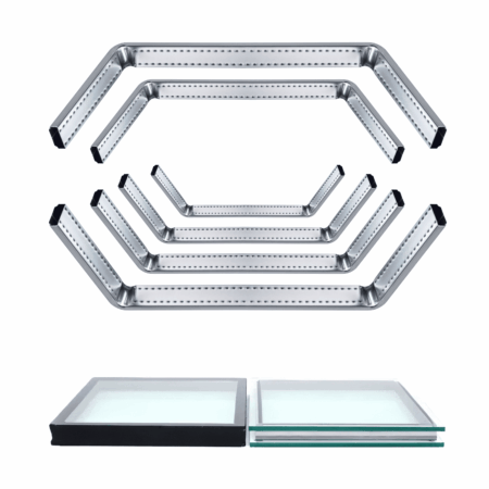 Profilglass S.p.A. Black Bendable Aluminum Spacer Bar for Insulated Glass Units (10A)