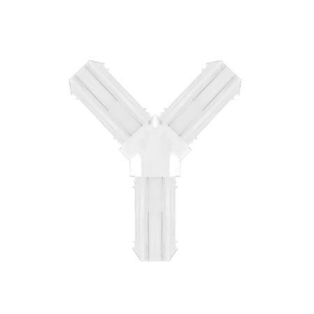 موصل Y من AL7® (أبيض) لنظام الجرجين بار 16×7 – AL7Y3716W