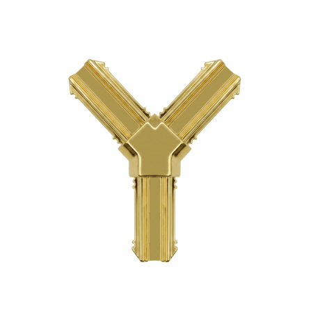 موصل Y من Dorman® (ذهبي) لنظام الجرجين بار 16×7 – CR3716GL