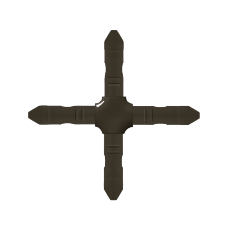 Dorman® Cross Baviera 4-Way Connector (Black)
