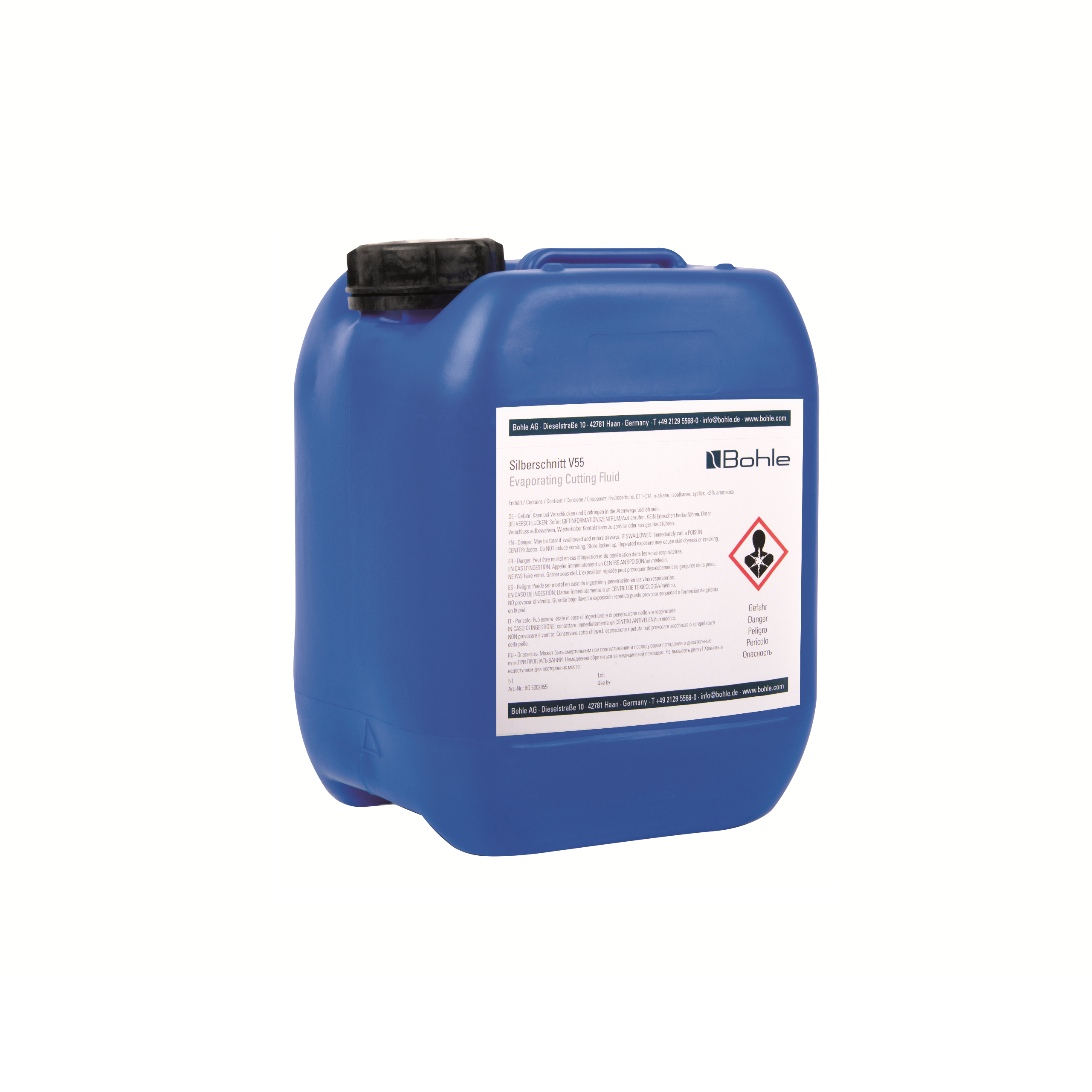 Bohle Silberschnitt® V55 Medium-Evaporation Cutting Fluid – 5 Litres
