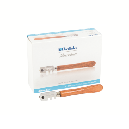 Bohle Silberschnitt® BO 400.0 Carbide Hand Glass Cutter with Wooden Handle