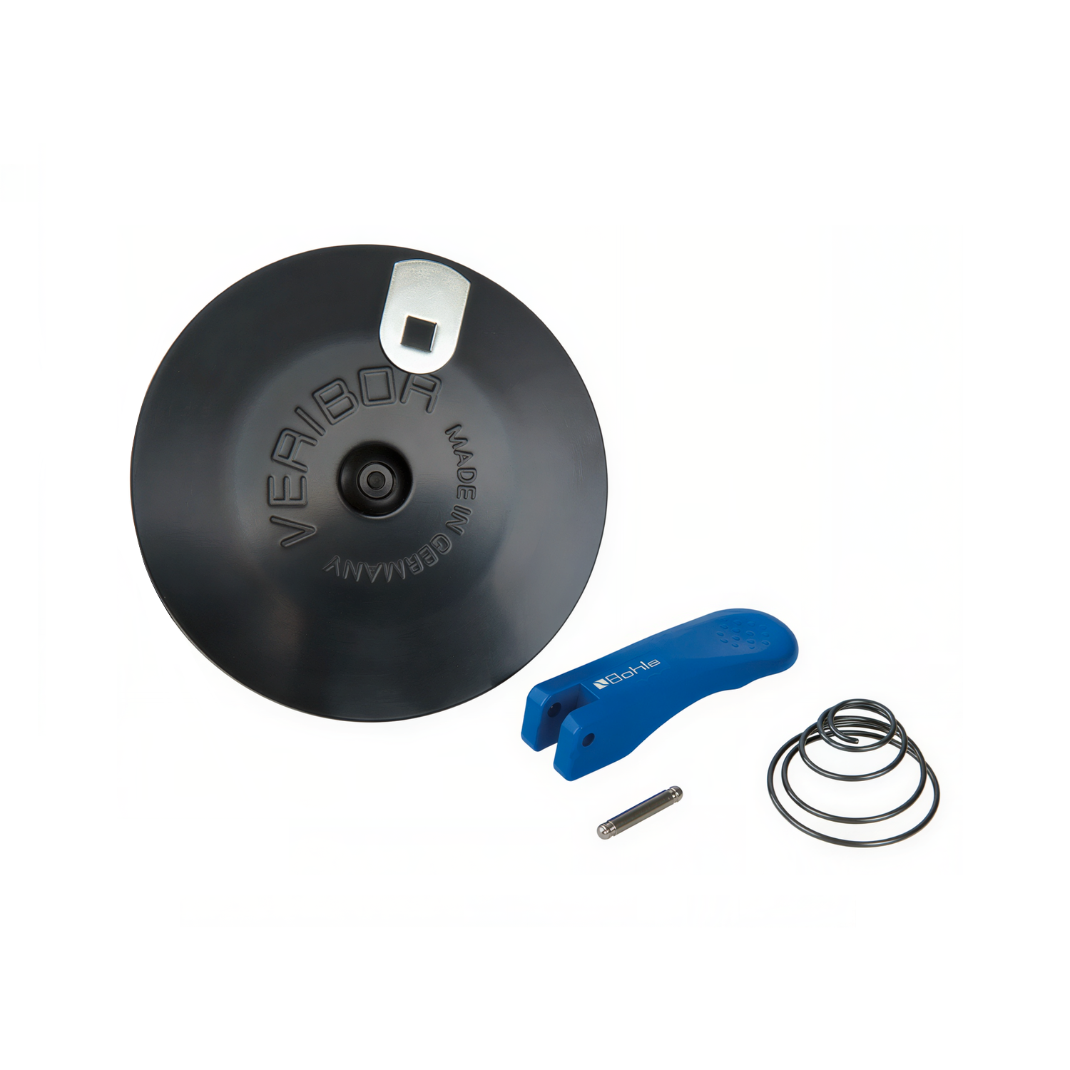 Bohle Veribor® BO 614.0BL Spare Rubber Pad Set for Blue Line Lever Suction Lifters – 120 mm