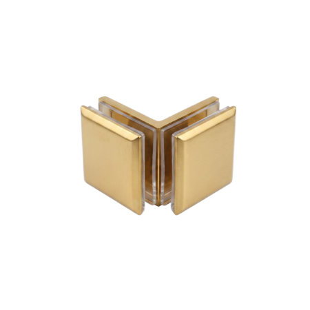 Dorman® DM-C7025GS 90° Glass-to-Glass Connector – Satin Gold