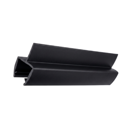 شريط إحكام أسود بشفة وسطية لباب كابينة الاستحمام Dorman® DM-SS70410B للزجاج 10 مم