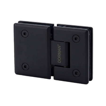Dorman® Shower Hinge Matte Black Glass to Glass 180° (DM-SH730B) – Zinc