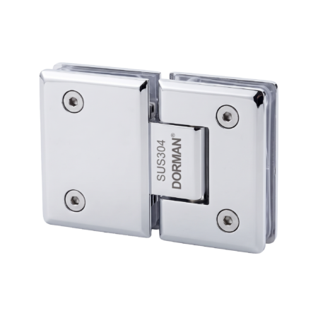 Dorman® Shower Hinge Polished Stainless Steel Glass to Glass 180° (DM-SH730P4) – SUS304