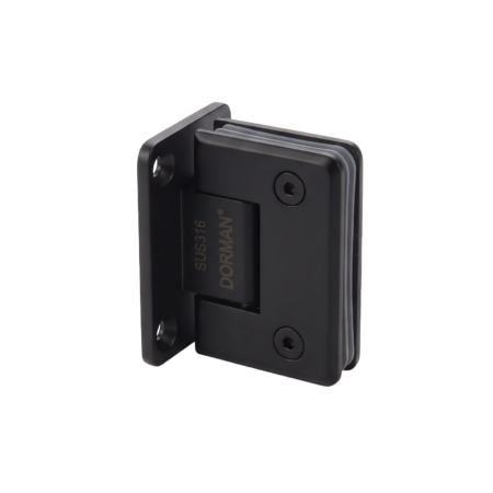 Dorman® Shower Hinge Matte Black Glass to Wall 90° (DM-SH720B6) – SUS316